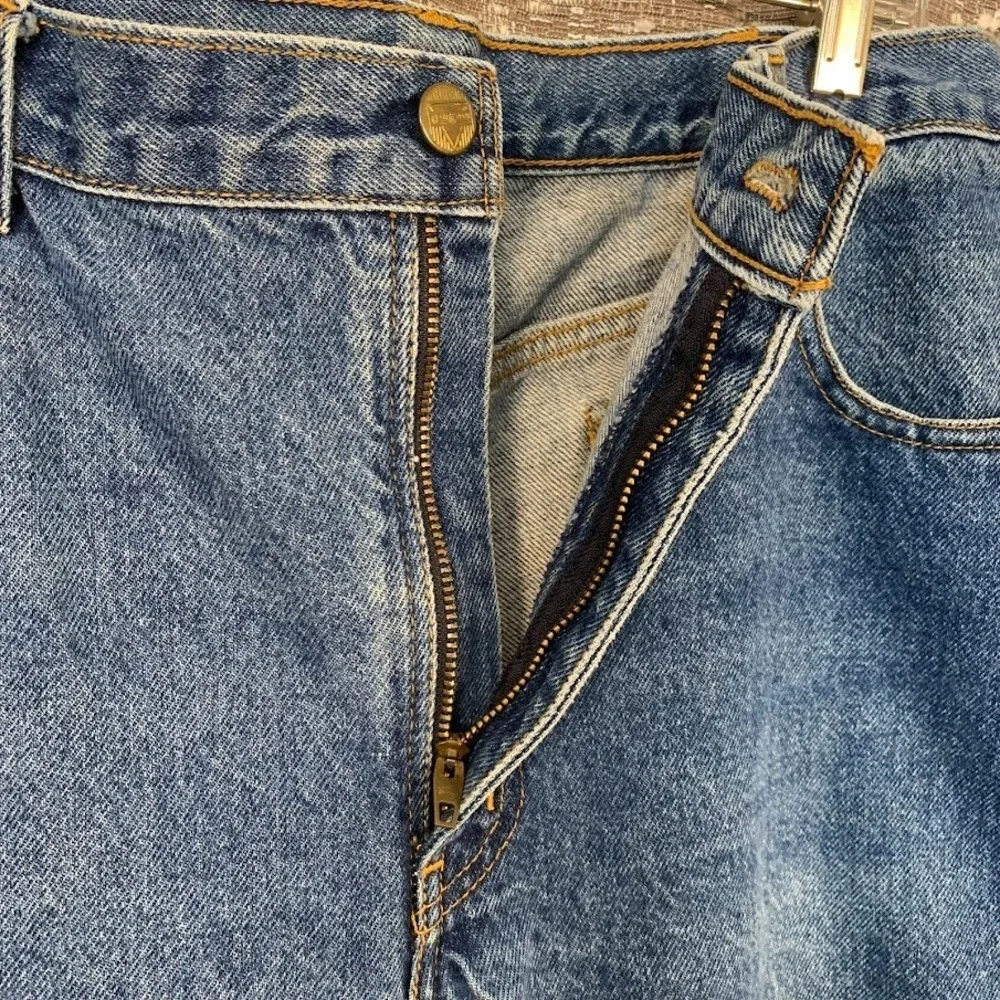 Vintage Oshkosh‎ Bgosh Denim Blue Jeans Scovill Zip Men's 36x30